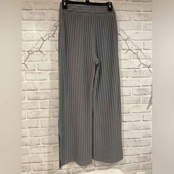women’s flowy pajama pants sweet treasures gray women’s small - Picture 3 of 5